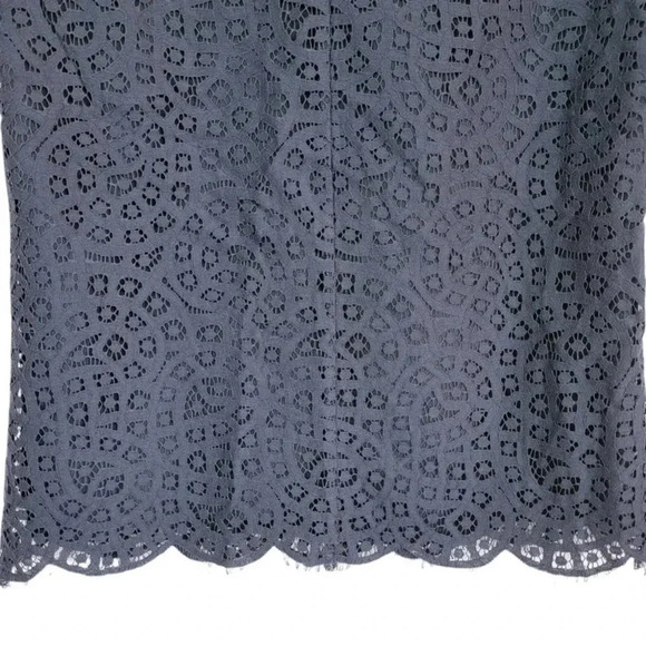 J. Crew Factory Short Sleeve Lace Top Size 4 - Picture 6 of 11